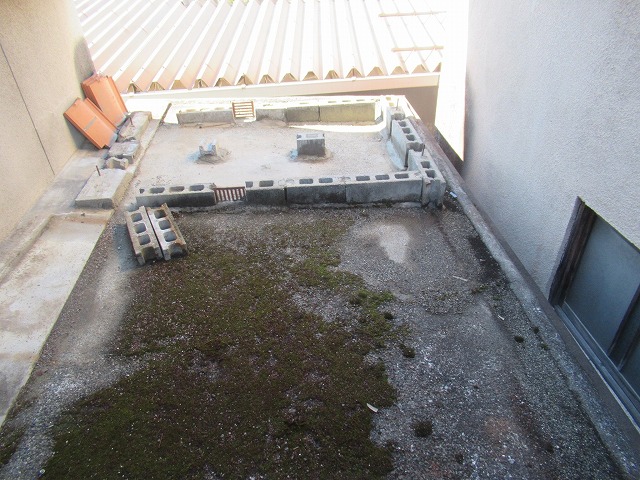 甲府市　ウレタン防水工事